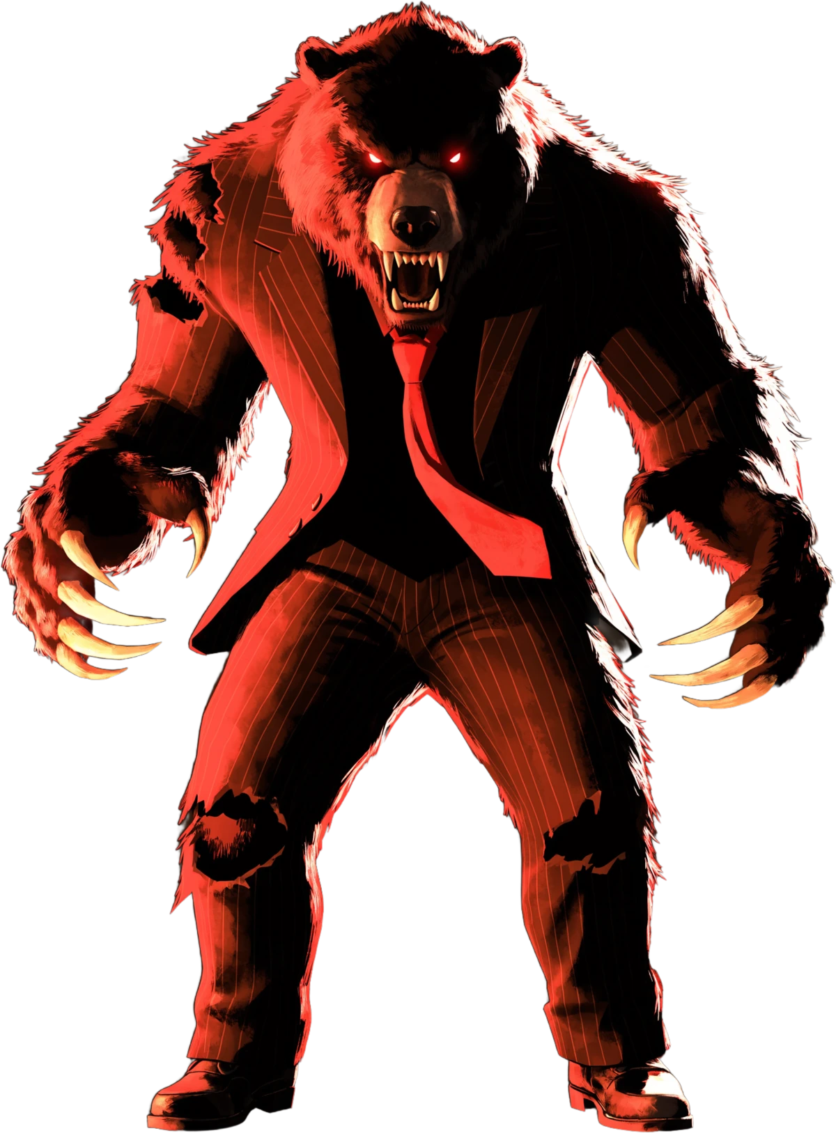 The Bear — Dividend District world boss in a torn pinstripe suit